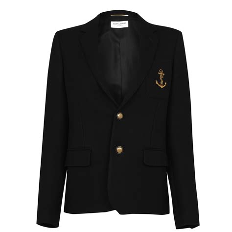 ysl wool blazer|ysl blazer women.